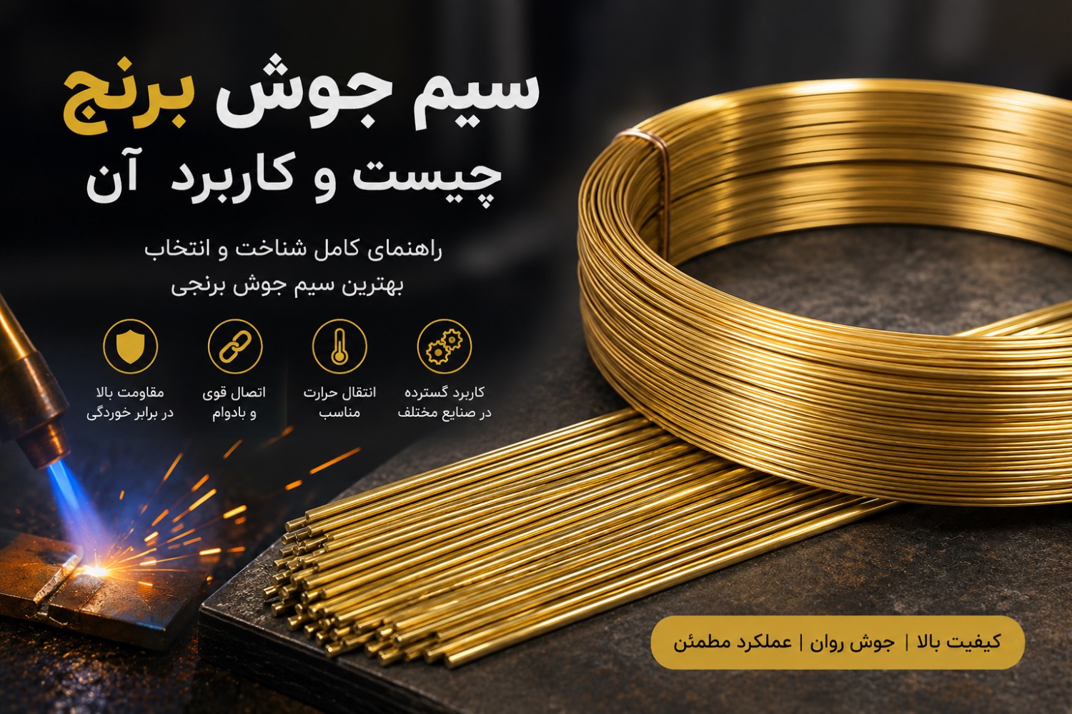 خرید سیم جوش برنج