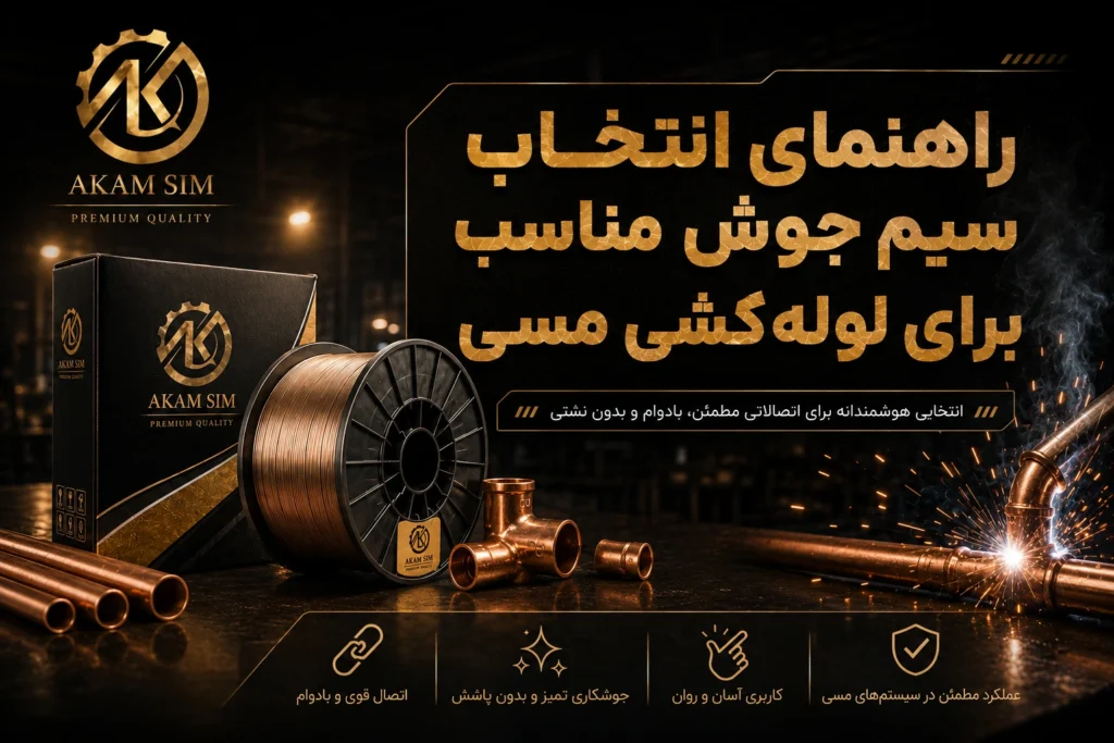 سیم جوش مناسب برای لوله‌کشی مسی